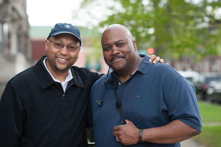 CAAAP President Farrad Ali and Bernard Brown