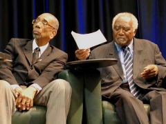 Aldermen Bobby Rush and Danny Davis at Chicago State -
Image by Philemon Najieb