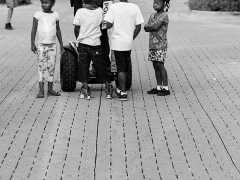 Children With Policeman  - Image Foster Garvin
